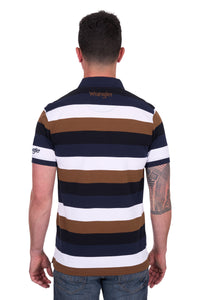 Wrangler Mens Walter 1 Pocket Short Sleeve Polo