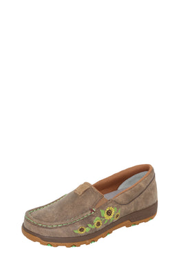 Twisted X Womens Sunflower Cellstrech Slipon Mocs