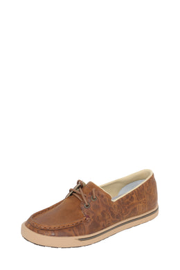 Twisted X Womens Leather Loper Lace Up Shoe