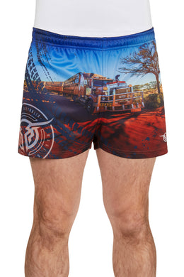 Bullzye Mens Road Train Sports Shorts