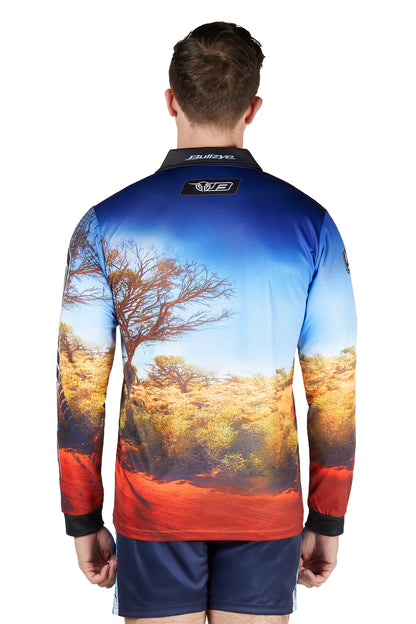 Bullzye Mens Road Train Long Sleeve Fishing Shirt