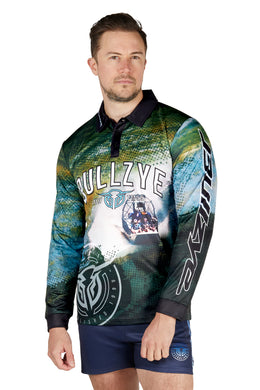 Bullzye Mens Rowdy Long Sleeve Fishing Shirt