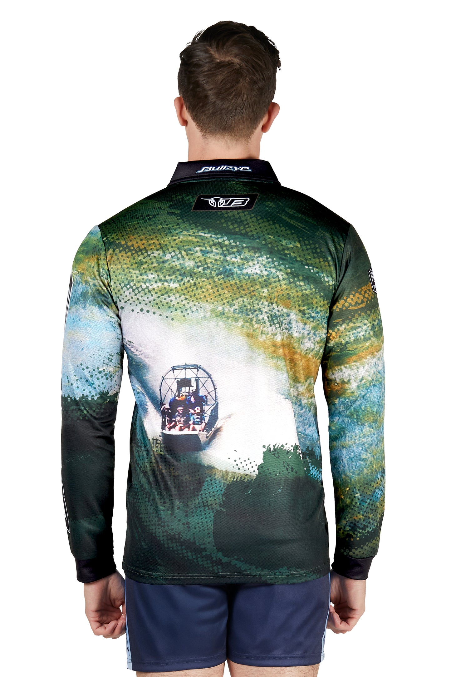 Bullzye Mens Rowdy Long Sleeve Fishing Shirt