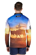 Load image into Gallery viewer, Bullzye Mens Outback Long Sleeve Fishing Shirt