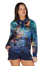 Load image into Gallery viewer, Bullzye Womens Waterfall Long Sleeve Fishing Shirt