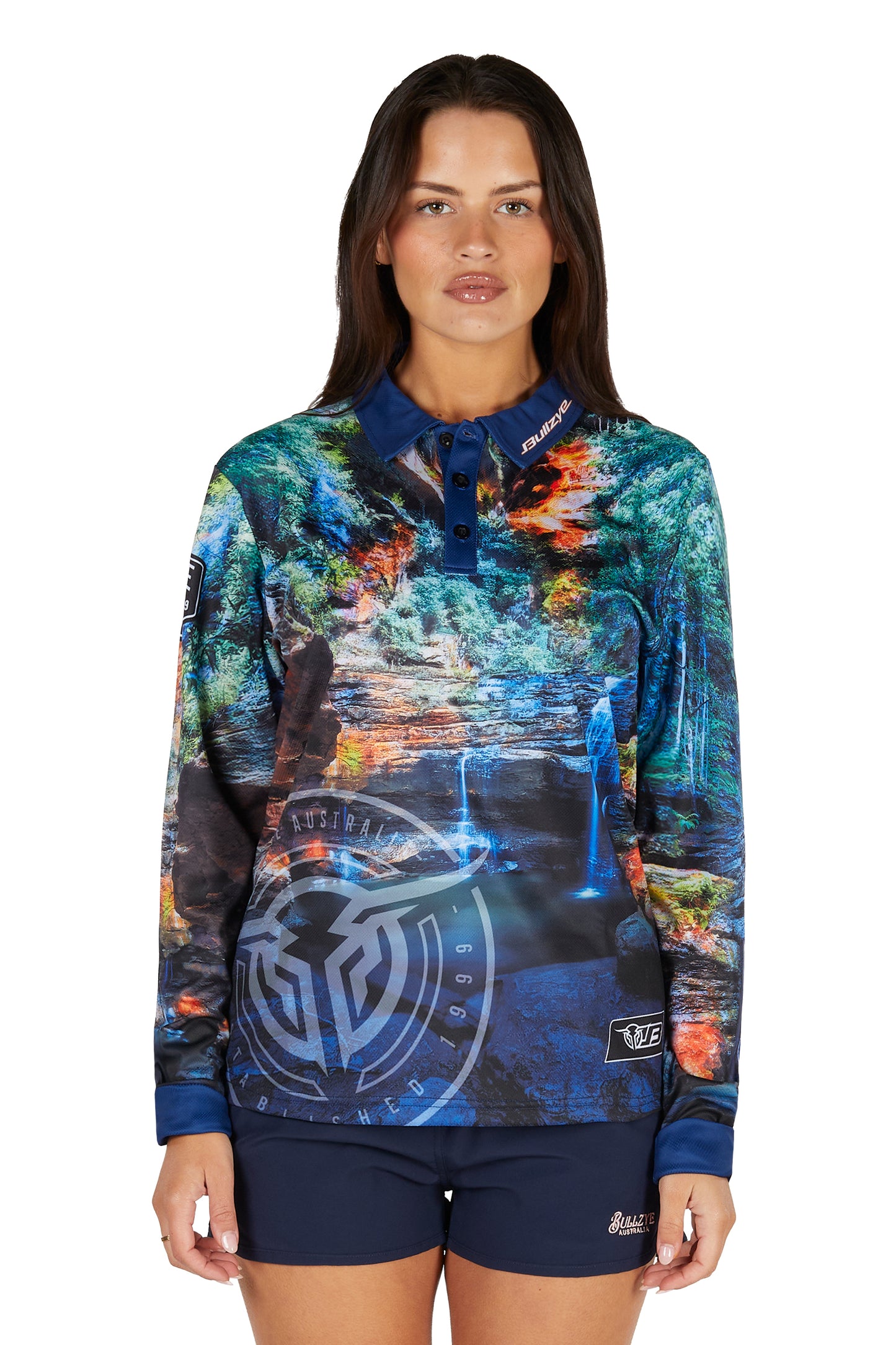 Bullzye Womens Waterfall Long Sleeve Fishing Shirt