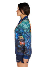 Load image into Gallery viewer, Bullzye Womens Waterfall Long Sleeve Fishing Shirt