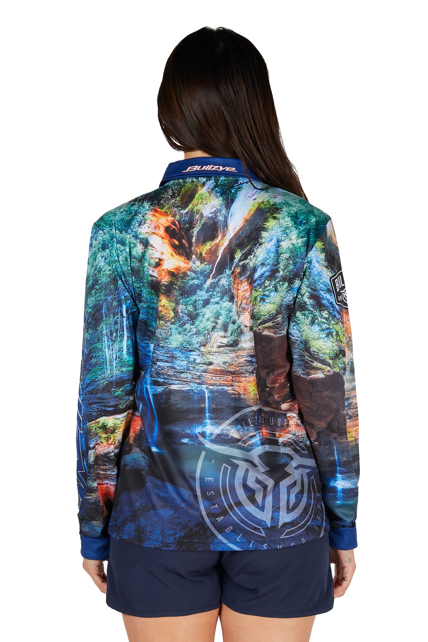 Bullzye Womens Waterfall Long Sleeve Fishing Shirt
