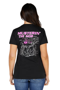 Bullzye Womens Muster Short Sleeve Tee