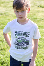 Load image into Gallery viewer, Bullzye Boys Reels Short Sleeve Tee