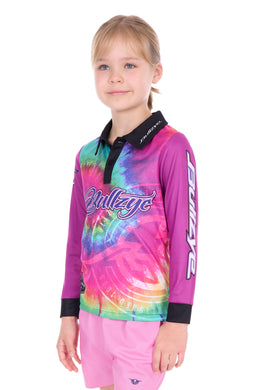 Bullzye Girls Narrative Long Sleeve Fishing Shirt