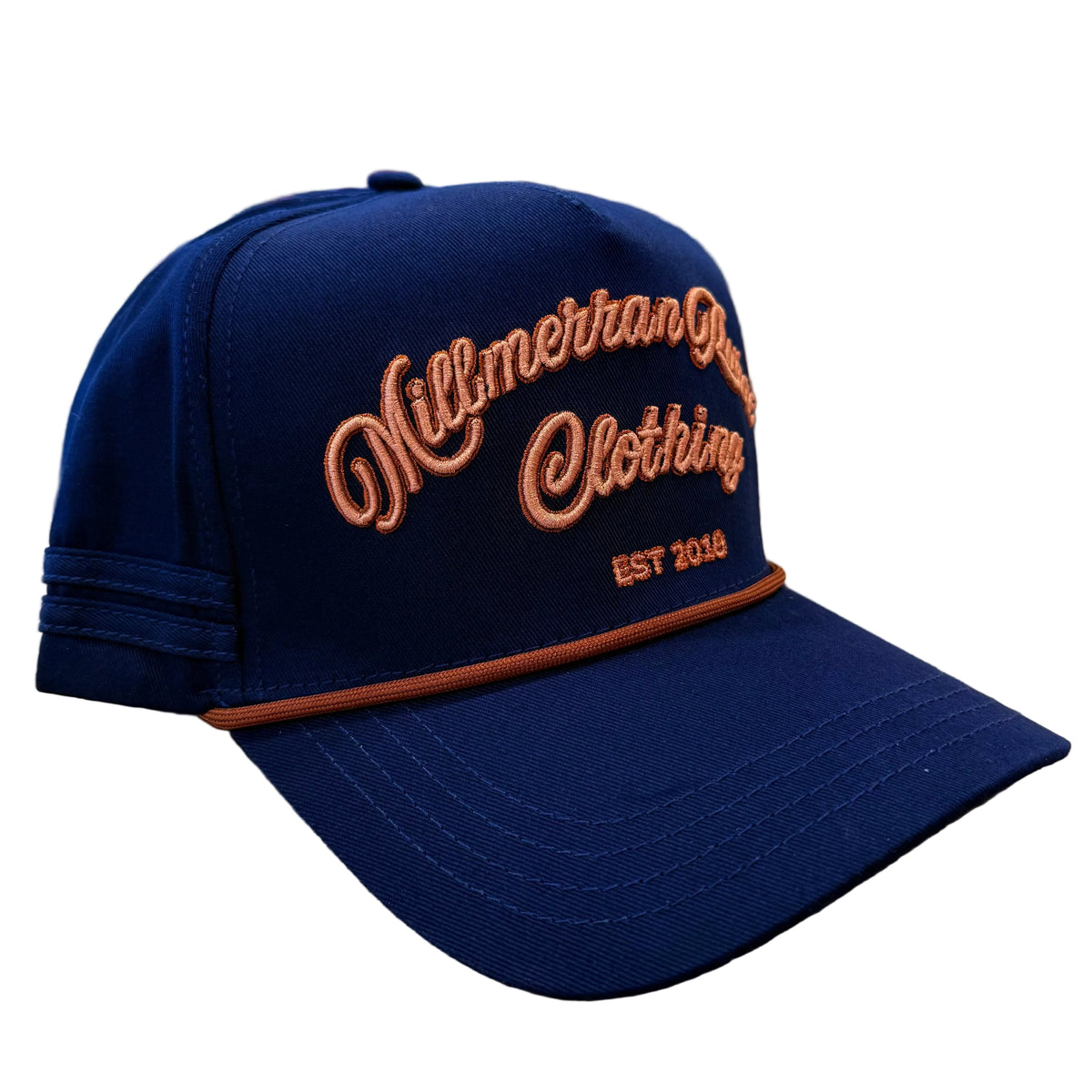 MRC Navy Cap with Solid Back