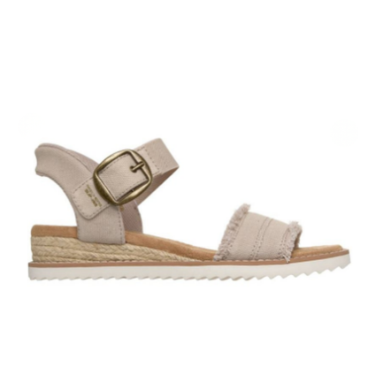 Skechers Womens Slip-Ins Bobs Desert Kiss - Frayed Fun Sandals