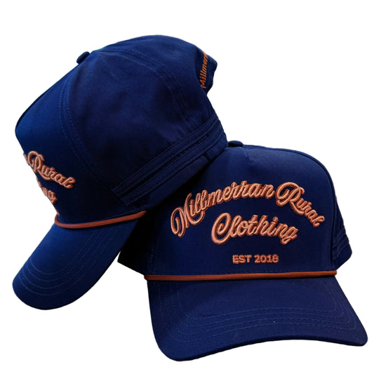 MRC Navy Cap with Solid Back