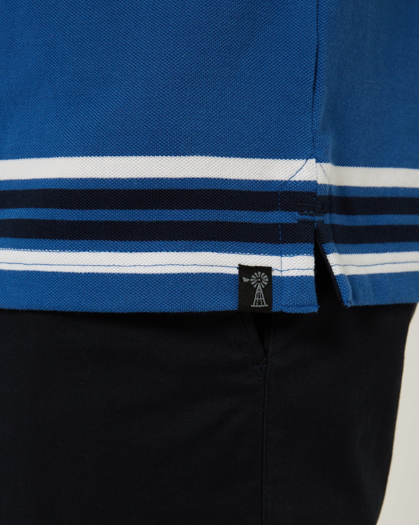 Pilbara Mens Yarn Dyed Striped Pocket Polo