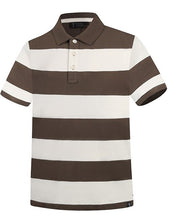 Load image into Gallery viewer, Pilbara Mens Yarn Dyed Striped Pocket Polo