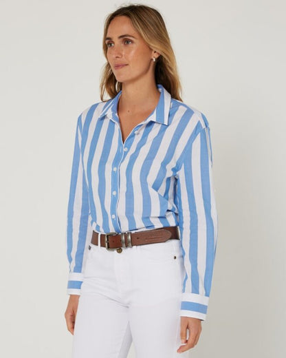 Pilbara Womens Jacquelin Classic Cotton Long Sleeve Shirt