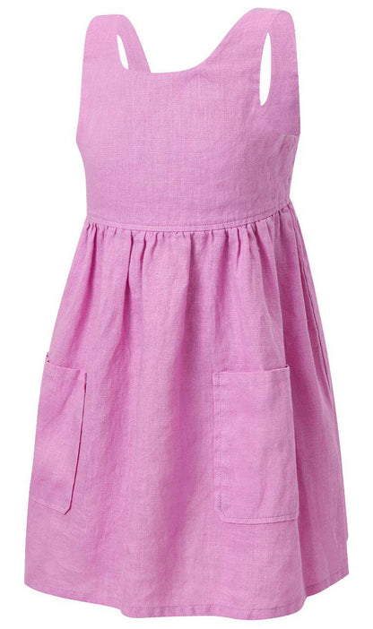 Pilbara Zoe Girls Linen Sun Dress