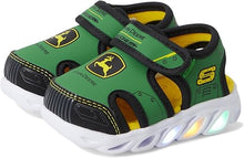 Load image into Gallery viewer, Skechers John Deere Kids Hypno-Splash Light Up Sandals