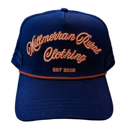 MRC Navy Cap with Solid Back