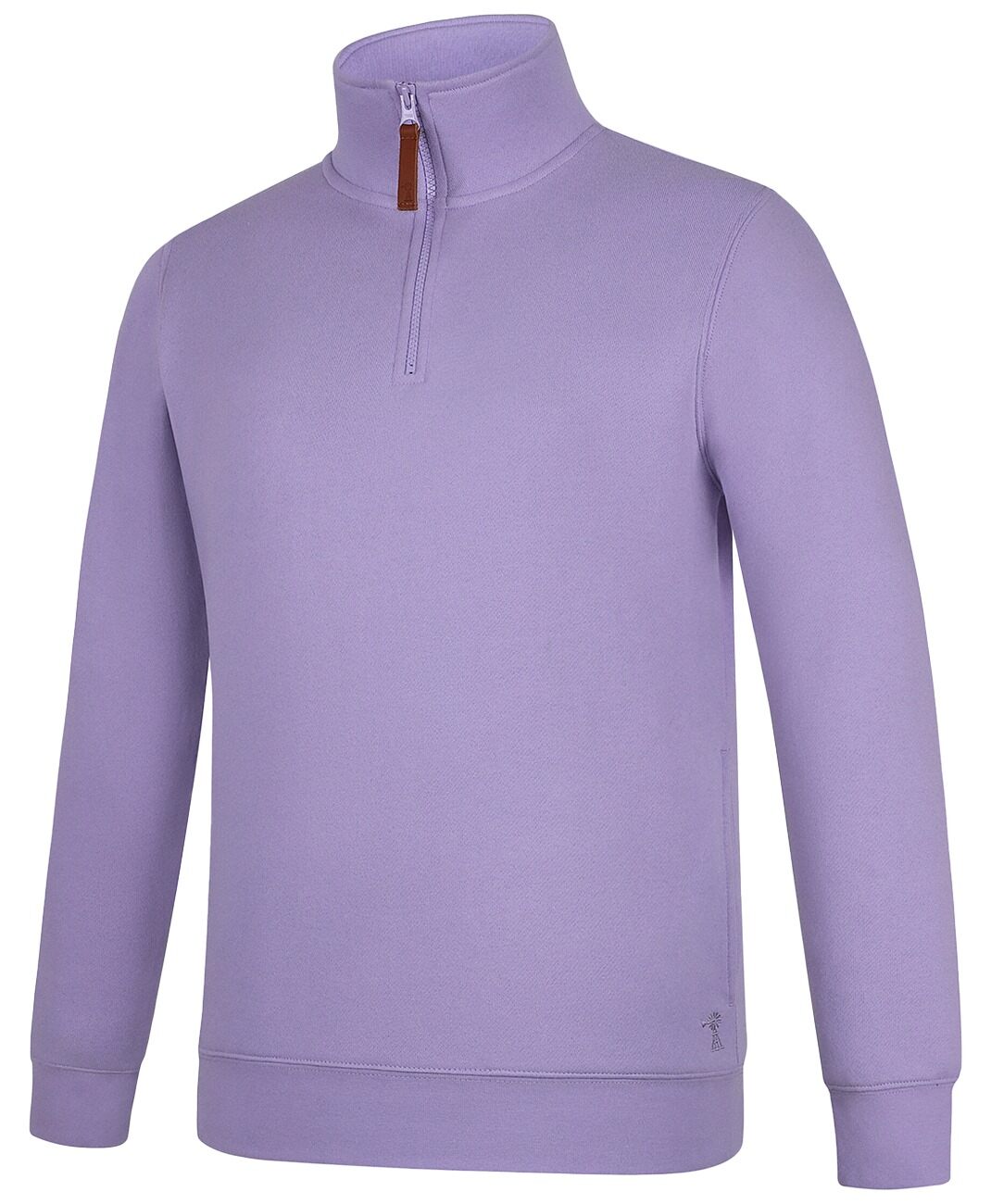 Pilbara Womens Zipper Closed Front Fleece Pullover Jumper