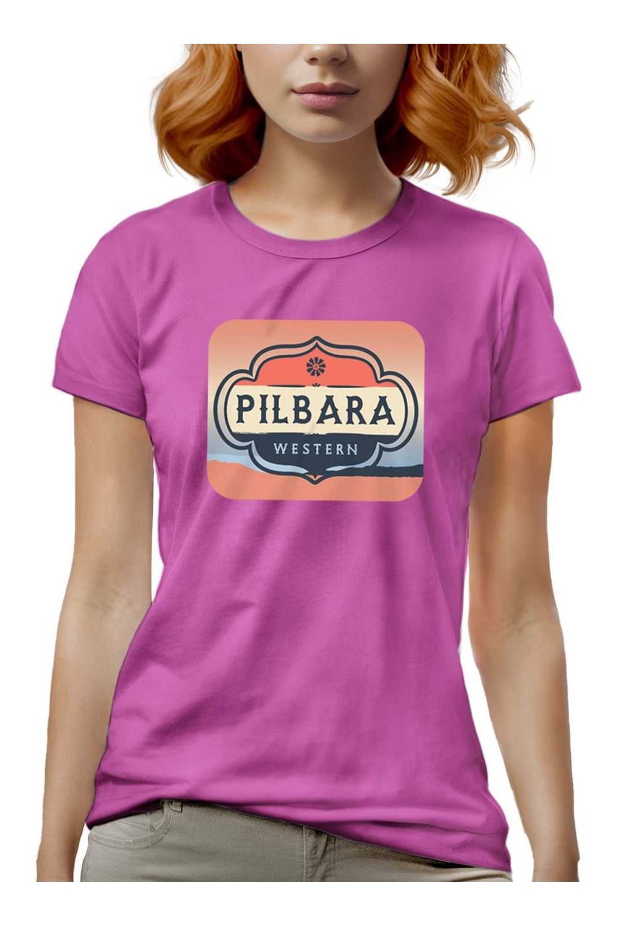 Pilbara Womens Peaches & Cream T-Shirt