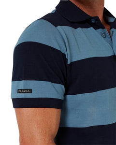 Pilbara Mens Yarn Dyed Striped Pocket Polo