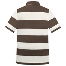 Load image into Gallery viewer, Pilbara Mens Yarn Dyed Striped Pocket Polo