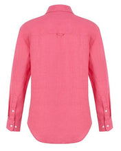 Load image into Gallery viewer, Pilbara Womens Florence Classic Linen Swiss Tab Long Sleeve Shirt