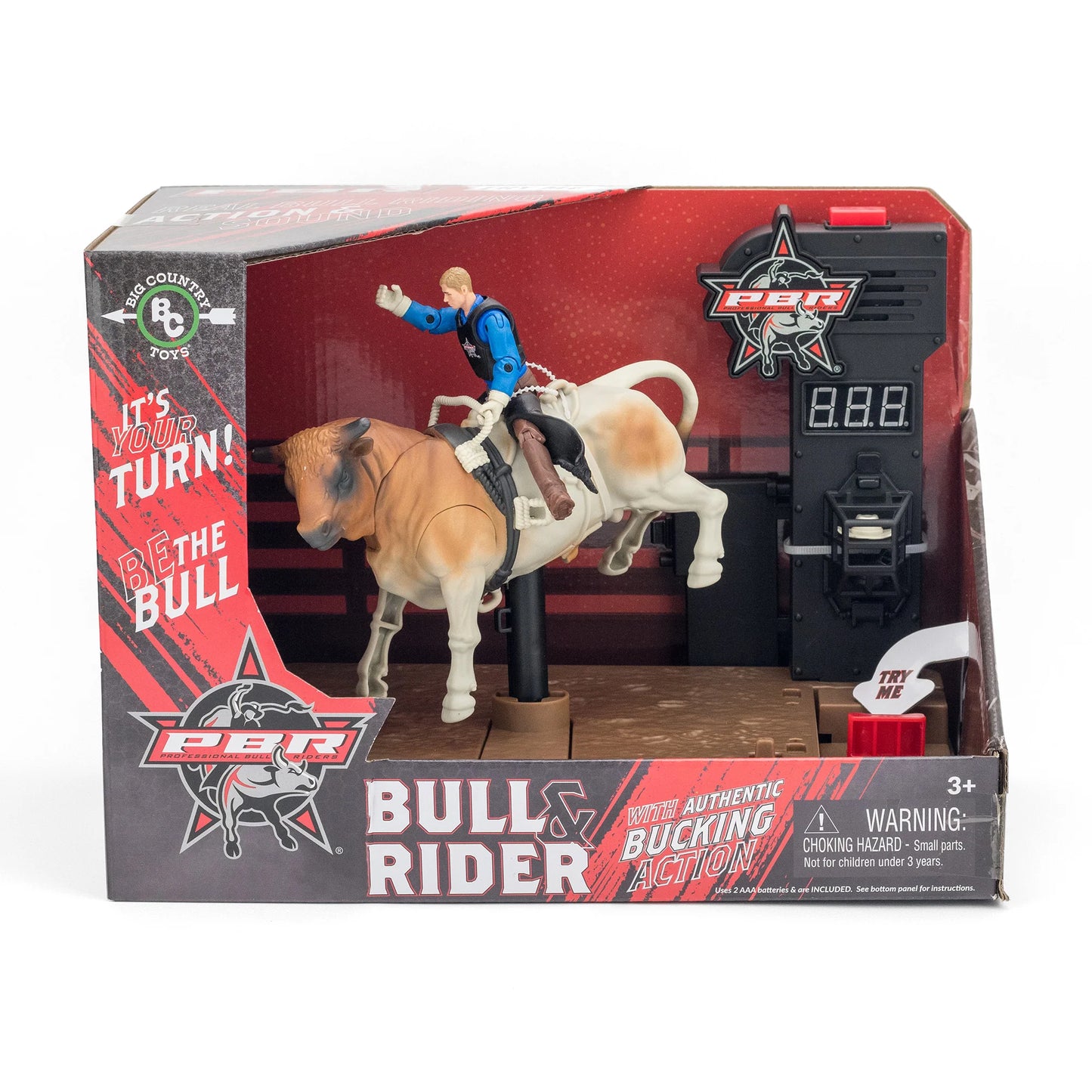 Big Country Toys PBR Bucking Bull and Rider