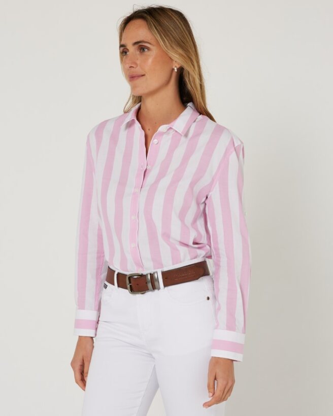 Pilbara Womens Jacquelin Classic Cotton Long Sleeve Shirt