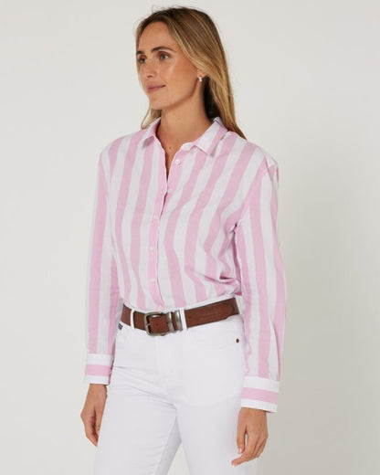 Pilbara Womens Jacquelin Classic Cotton Long Sleeve Shirt