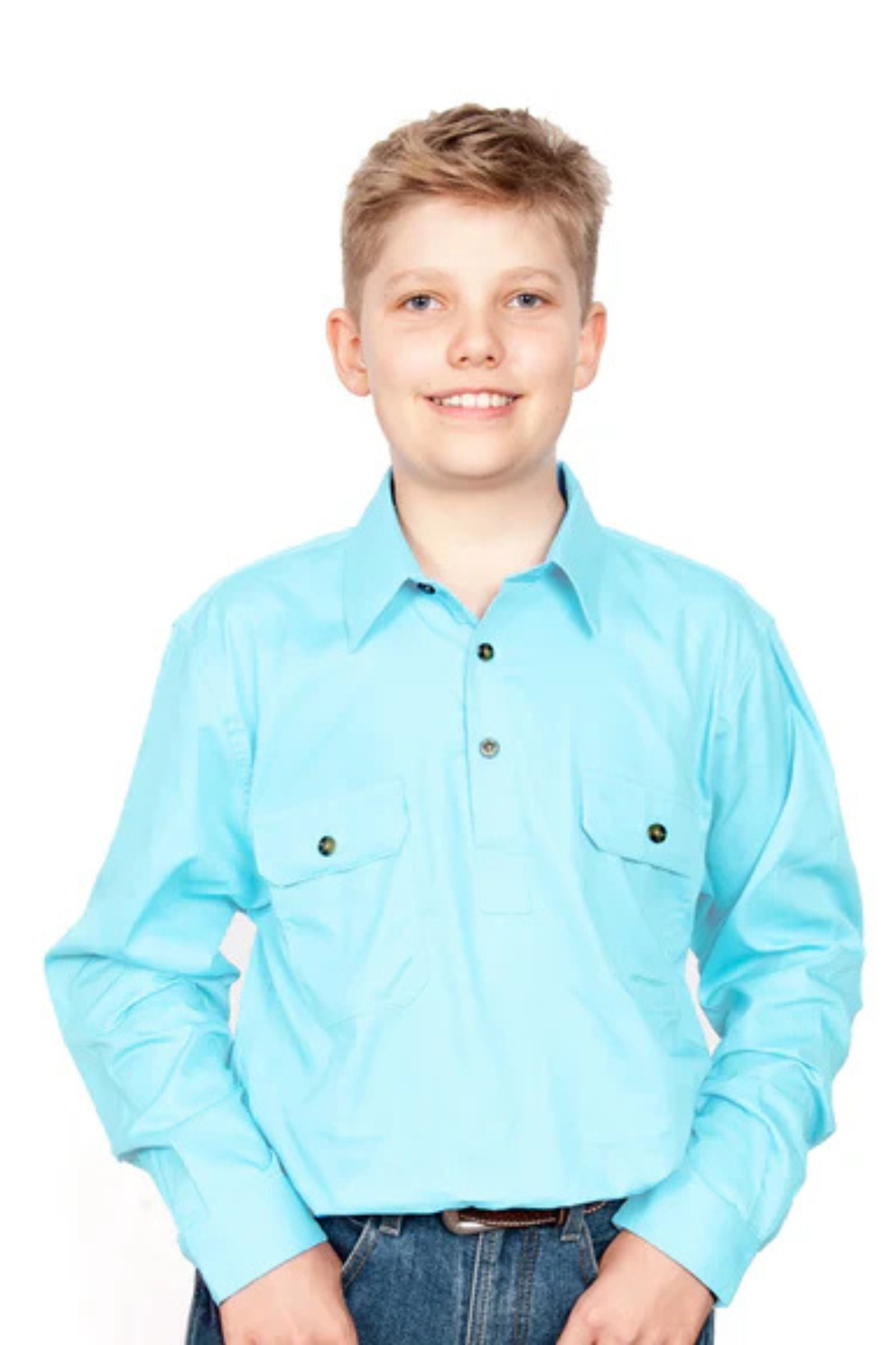 Just Country Boys Lachlan Half Button Country Workshirt