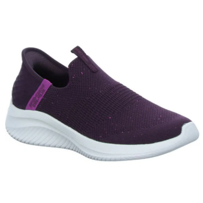 Skechers Womens Ultra Flex 3.0 Shiny Night Slip On Shoes