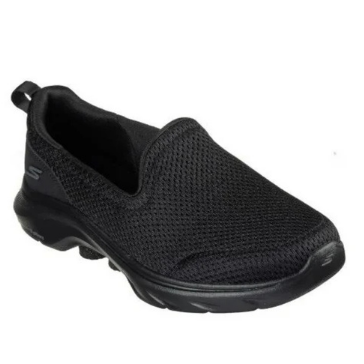 Skechers Womens Go Walk 7 Black Slip On Shoes