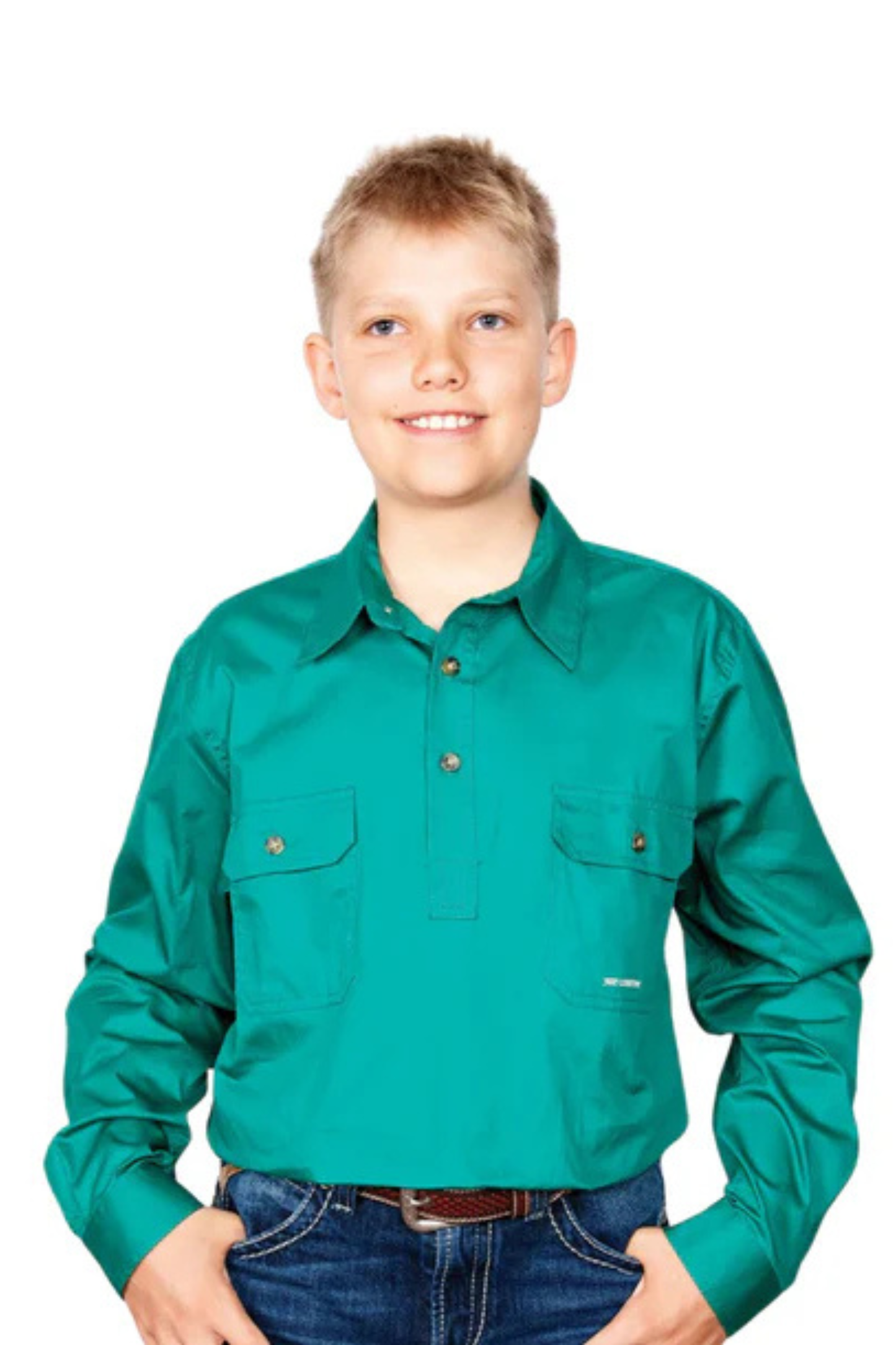 Just Country Boys Lachlan Half Button Country Workshirt
