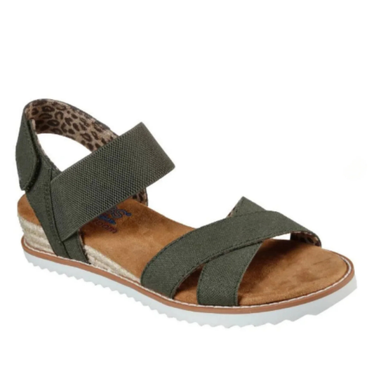 Skechers Womens Bobs Desert Kiss-Secret Picnic Sandals