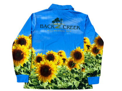 Back Creek Adult Sunflower Fishing Shirt