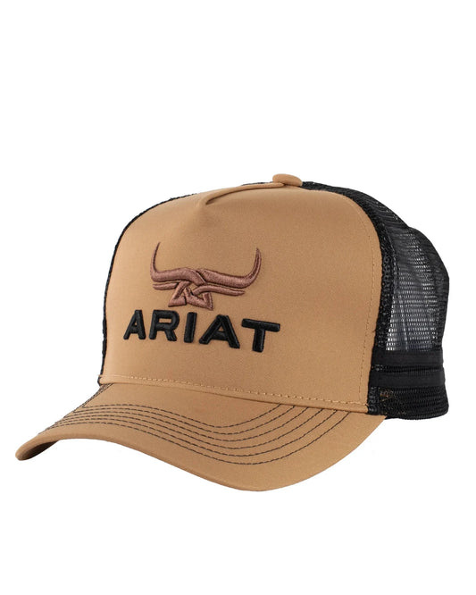 Ariat Bull Horn Trucker Cap
