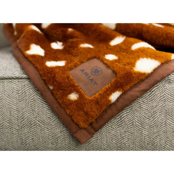 Ariat Snuggle Blanket Antelope