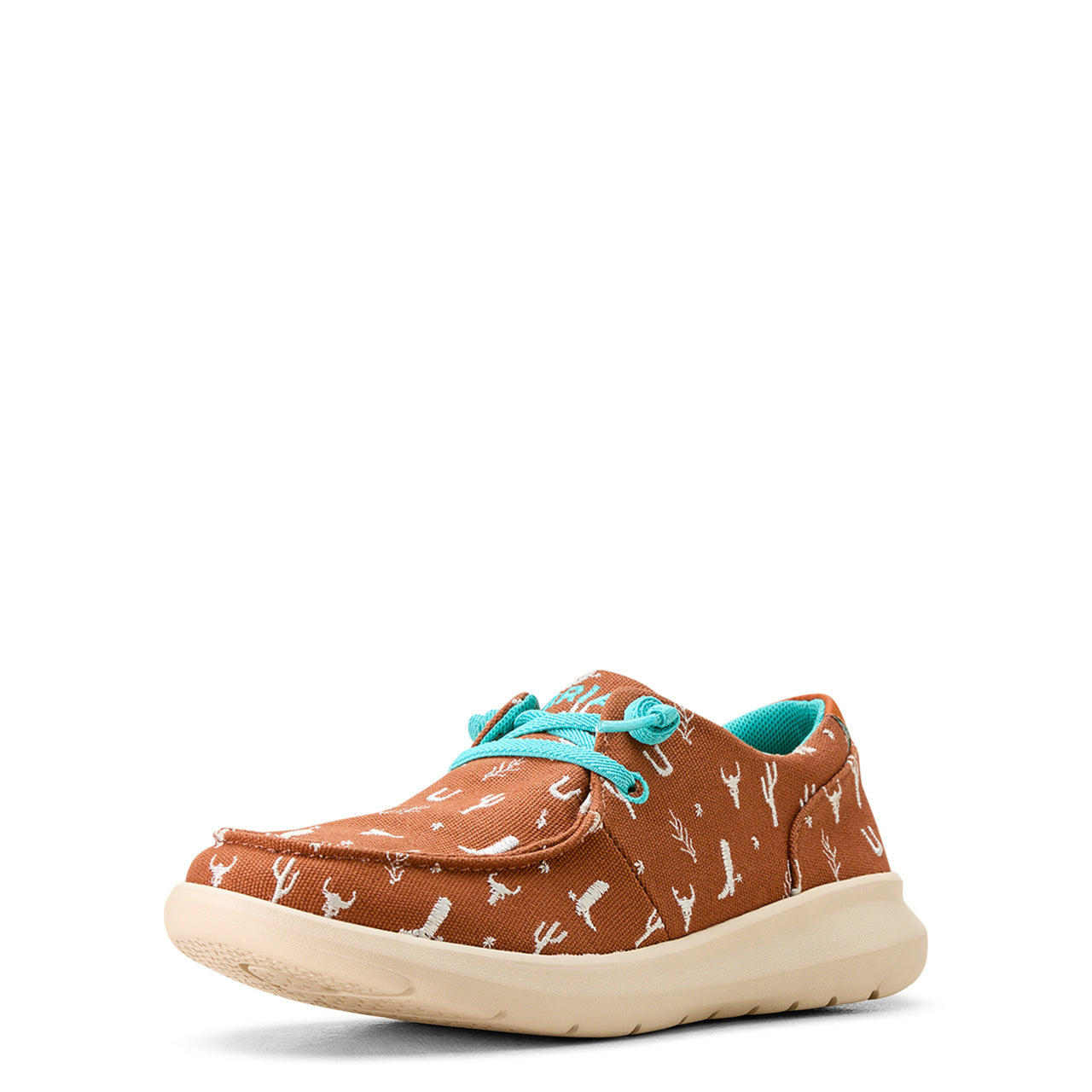 Ariat Womens Hilos Doodle Sorrel Western Icons