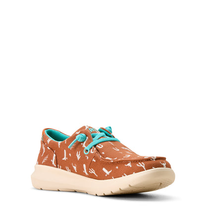 Ariat Womens Hilos Doodle Sorrel Western Icons