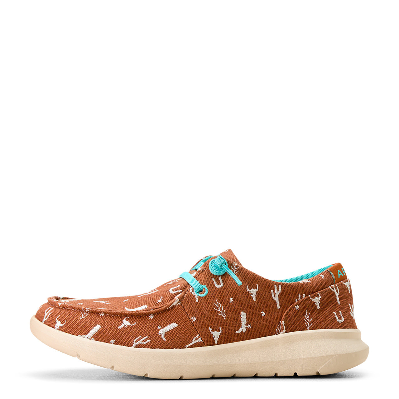 Ariat Womens Hilos Doodle Sorrel Western Icons
