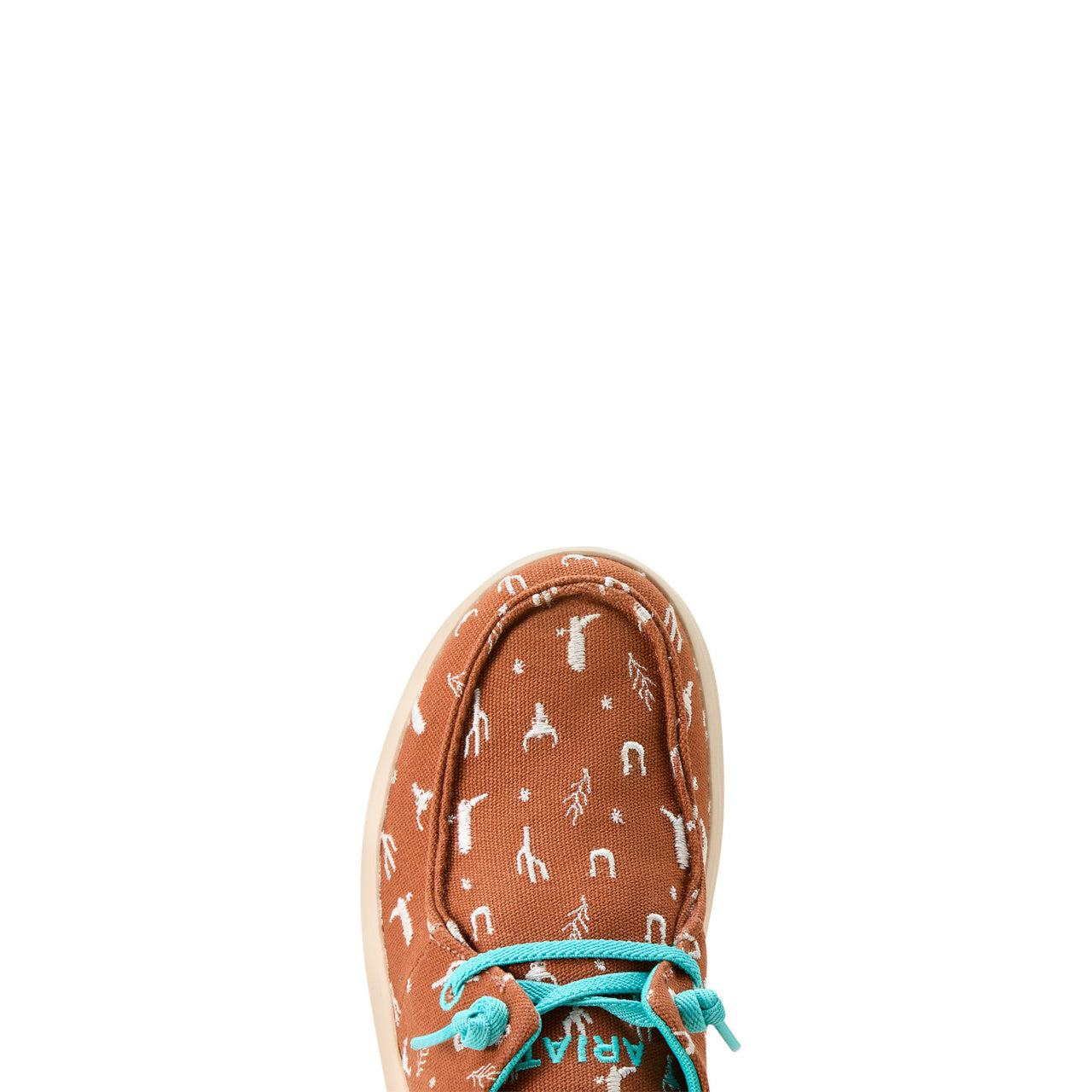 Ariat Womens Hilos Doodle Sorrel Western Icons