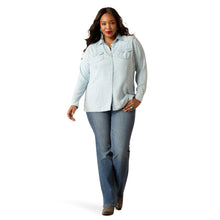 Load image into Gallery viewer, Ariat Womens Blues Snap Long Sleeve Shirt