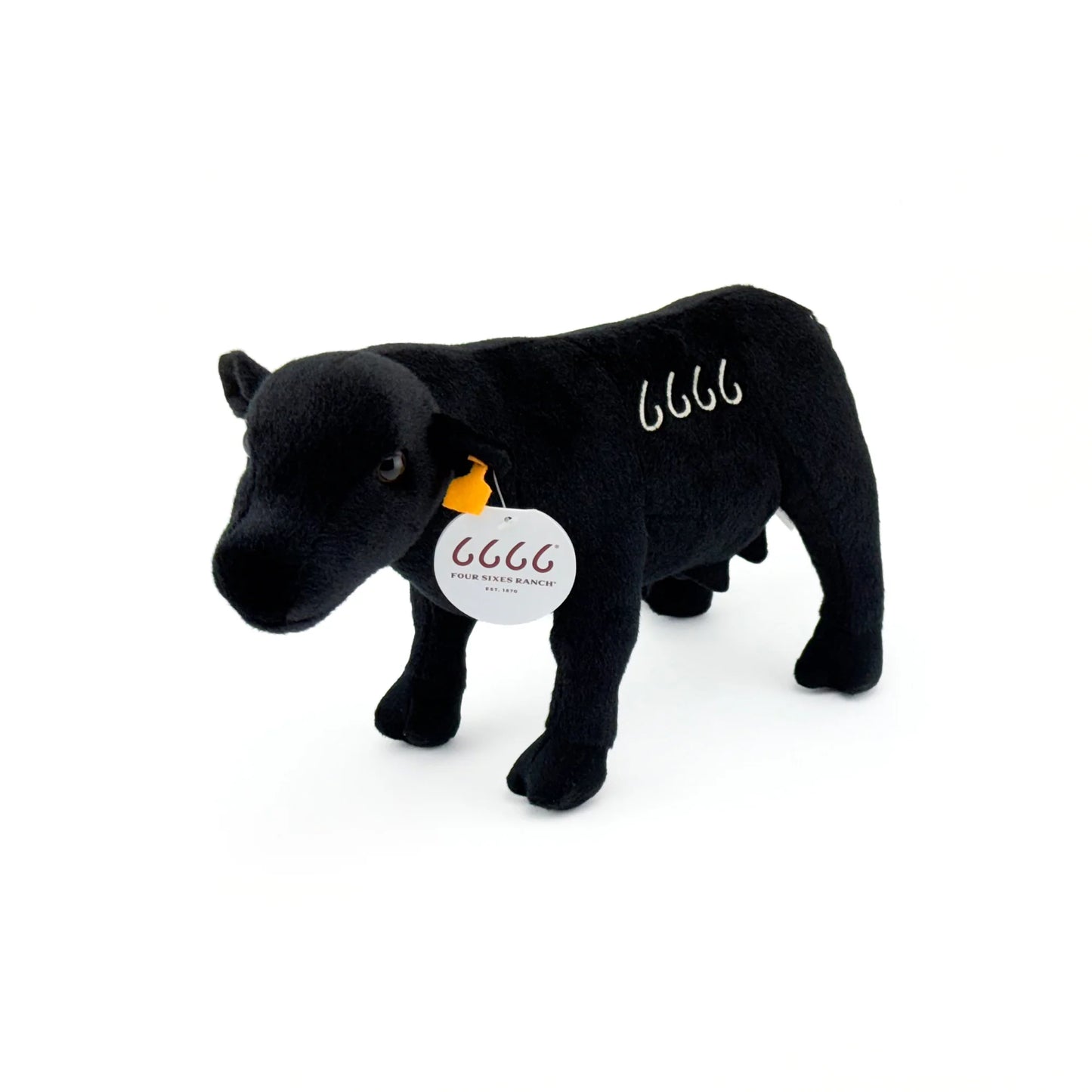 Big Country Toys - Four Sixes Angus Cow Plush 14"