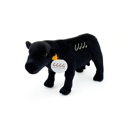 Big Country Toys - Four Sixes Angus Cow Plush 14"