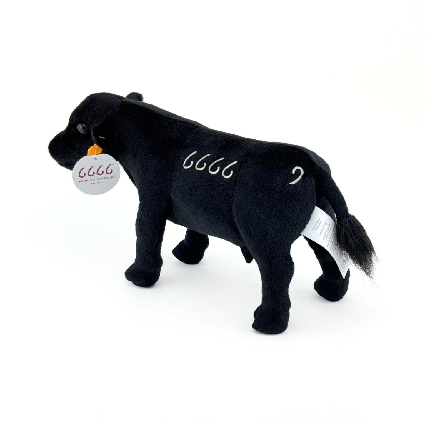 Big Country Toys - Four Sixes Angus Cow Plush 14"
