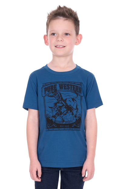 Pure Western Boys Rodeo Short Sleeve Tee