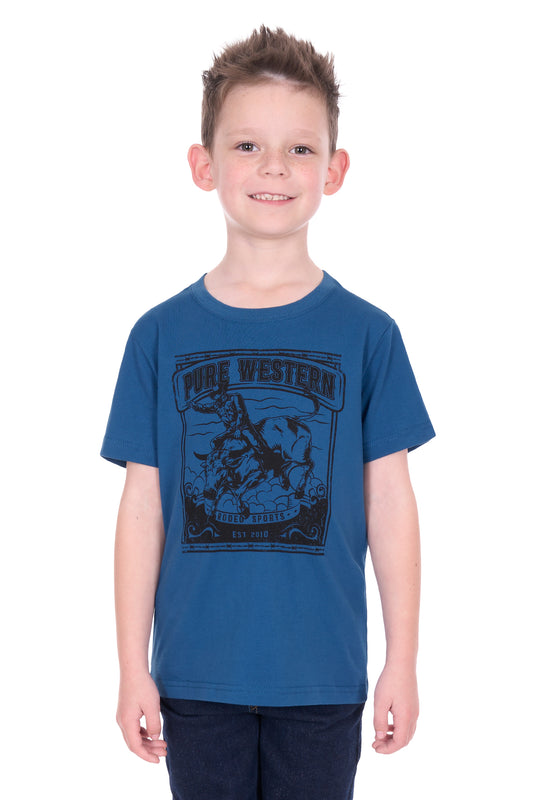 Pure Western Boys Rodeo Short Sleeve Tee